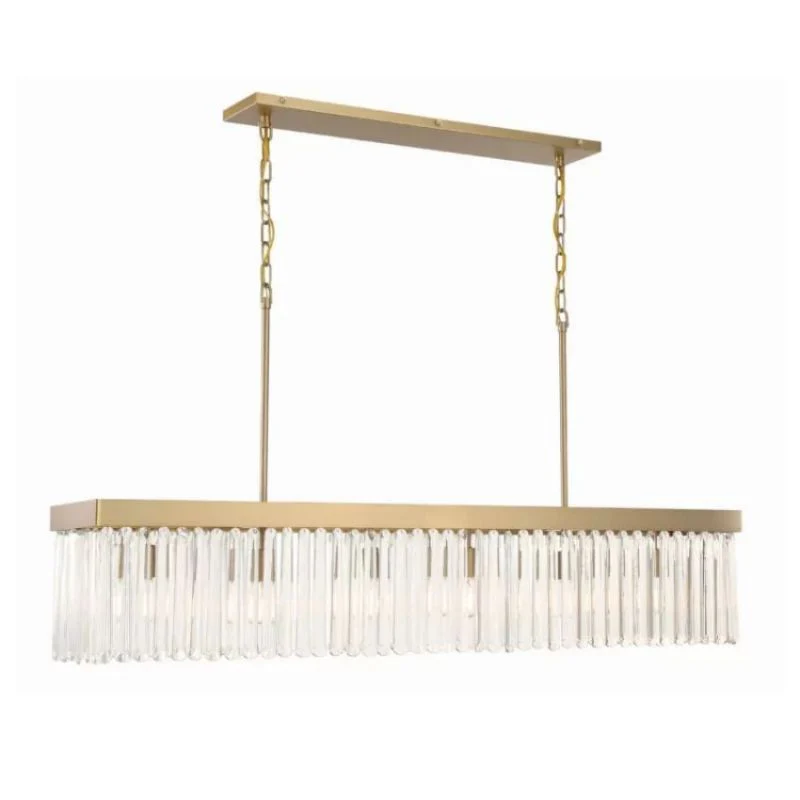 Grent Crystal Rectangle Chandelier - Image 1
