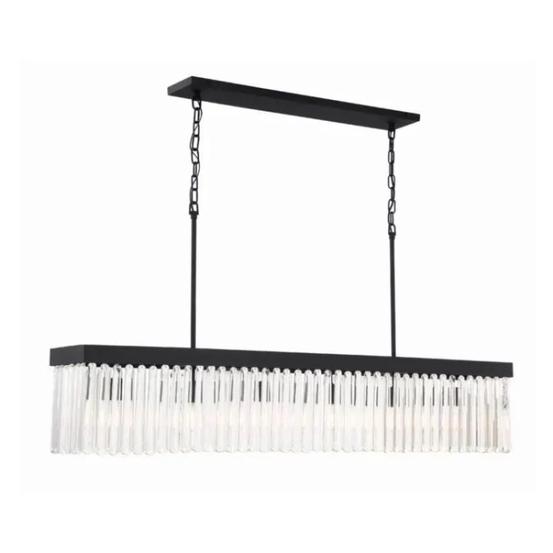 Grent Crystal Rectangle Chandelier - Image 2