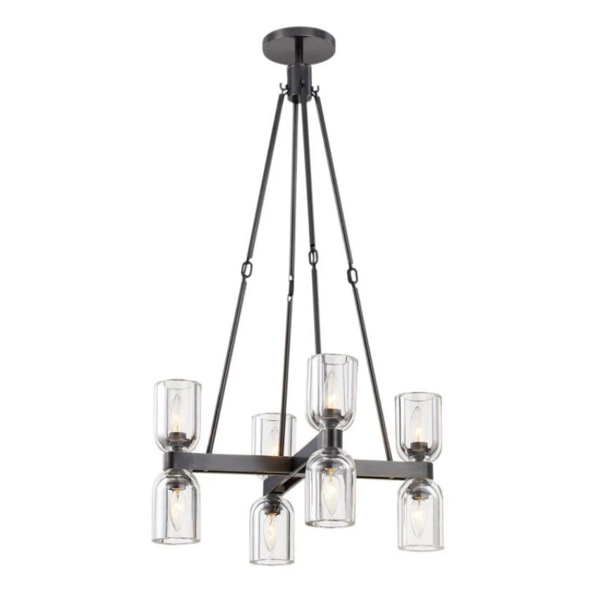 Harmonie 8-Light Linear Chandelier - Image 3