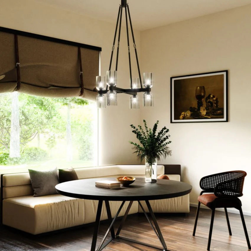Harmonie 8-Light Linear Chandelier - Image 2