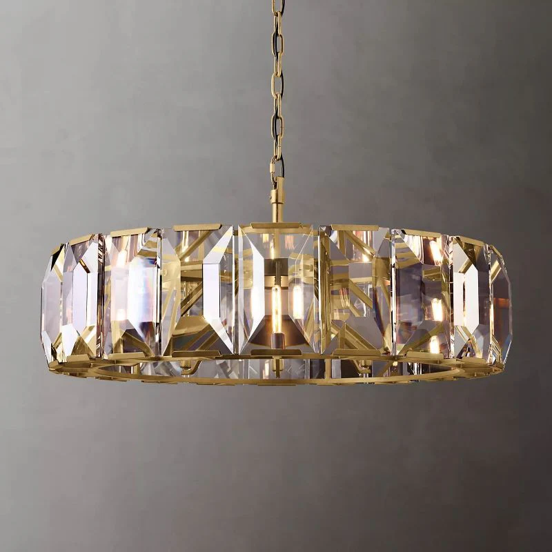 Harson Crystal Round Chandelier 43" - Image 2