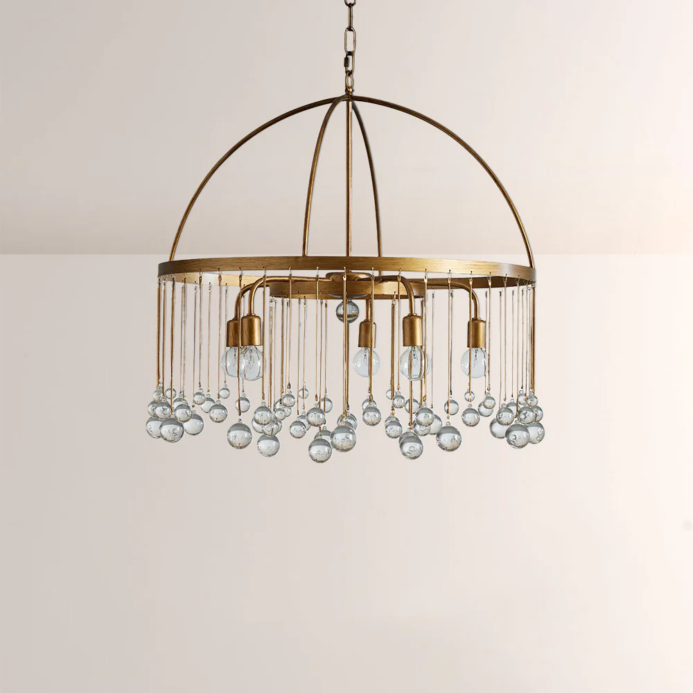 Aubluxe Round Two-Tier Chandelier - Image 2