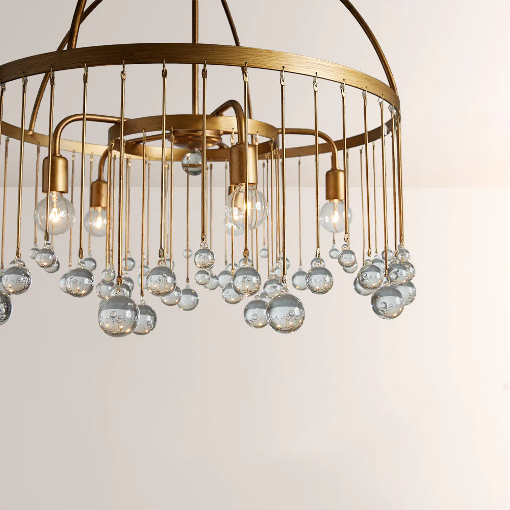 Aubluxe Round Two-Tier Chandelier - Image 3