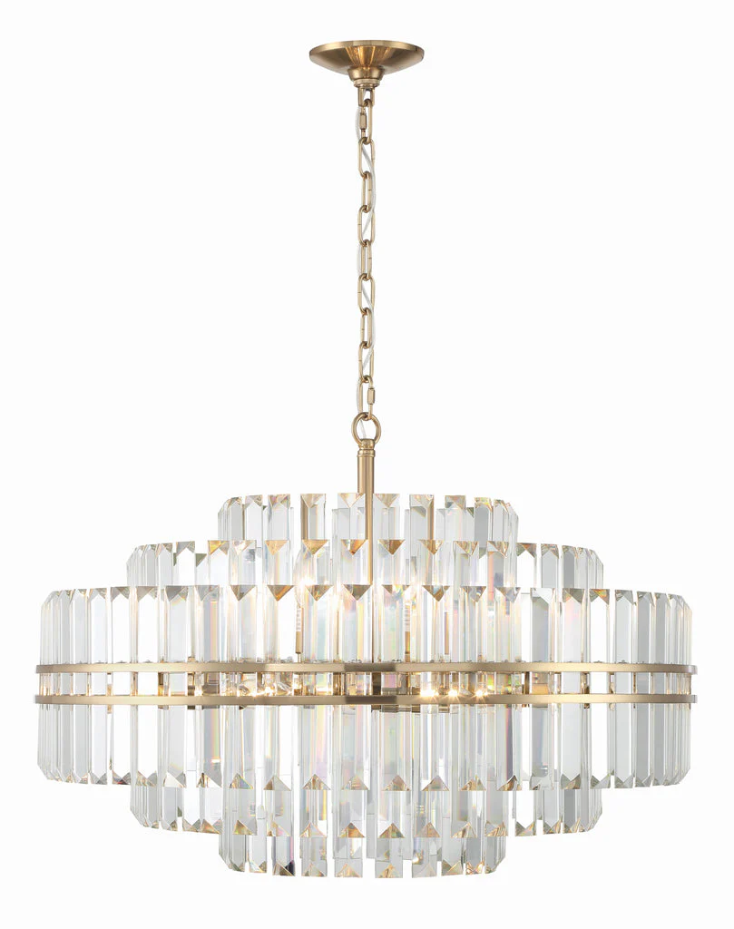 Hayer Round Crystal 16 Light Chandelier - Image 1