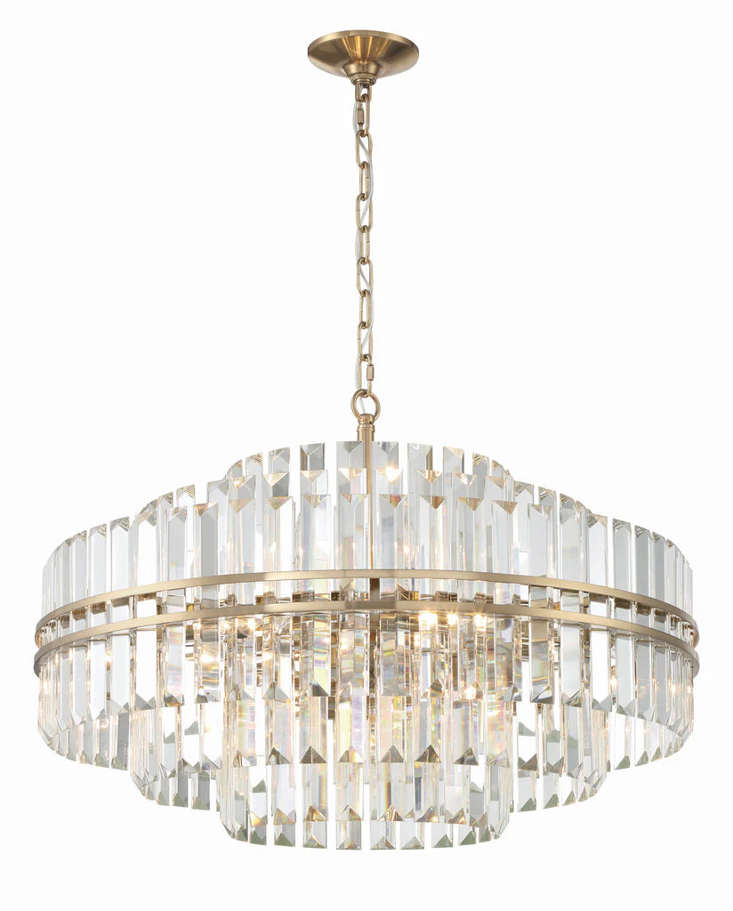 Hayer Round Crystal 16 Light Chandelier - Image 3