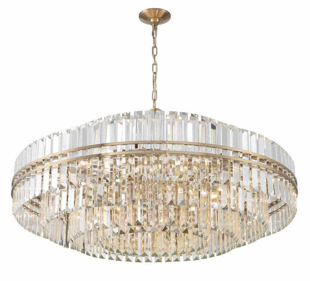 Hayer Round Crystal 32 Light Chandelier - Image 3