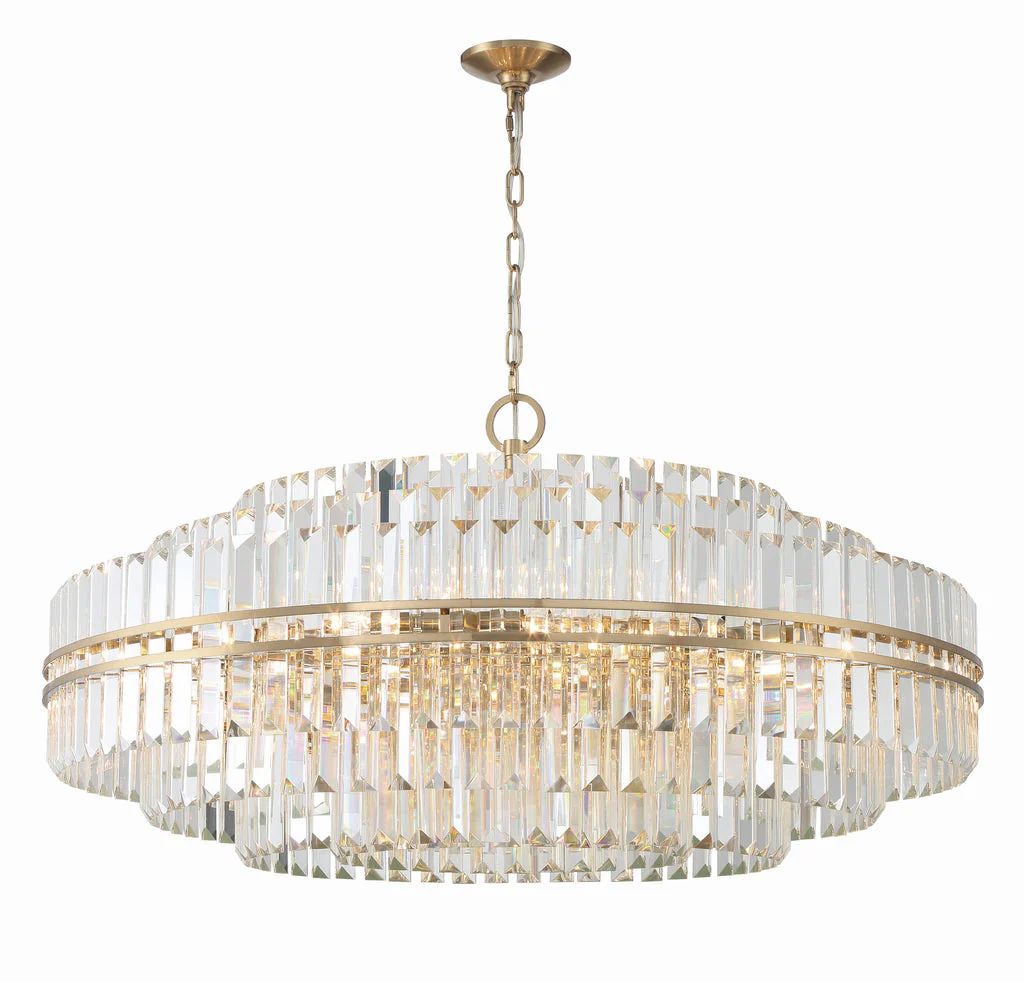 Hayer Round Crystal 32 Light Chandelier - Image 1