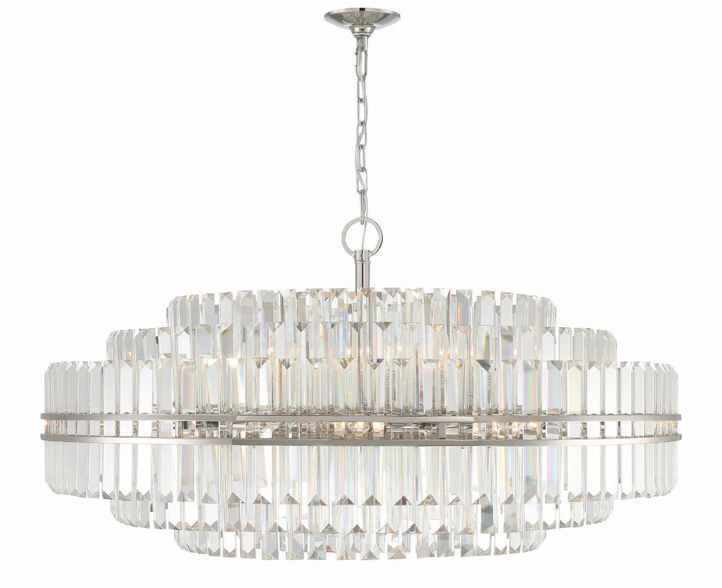 Hayer Round Crystal 32 Light Chandelier - Image 2