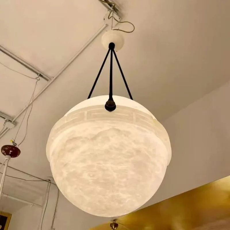 Alabaster Globe Pendant Light - Image 2