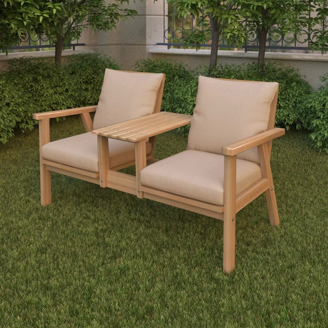 كنبة بترابيزة 73×90سم -MNR044 - Image 1