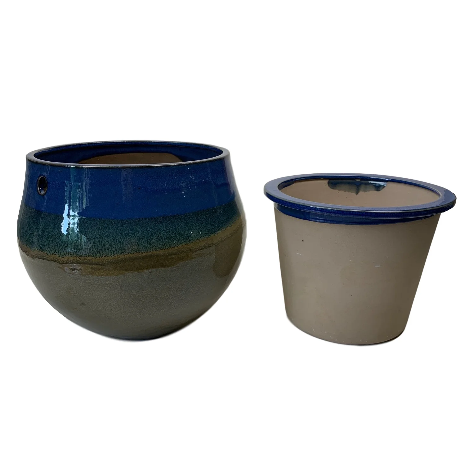 10" Midnight Meadows Teardrop Self Watering Pot - Image 2
