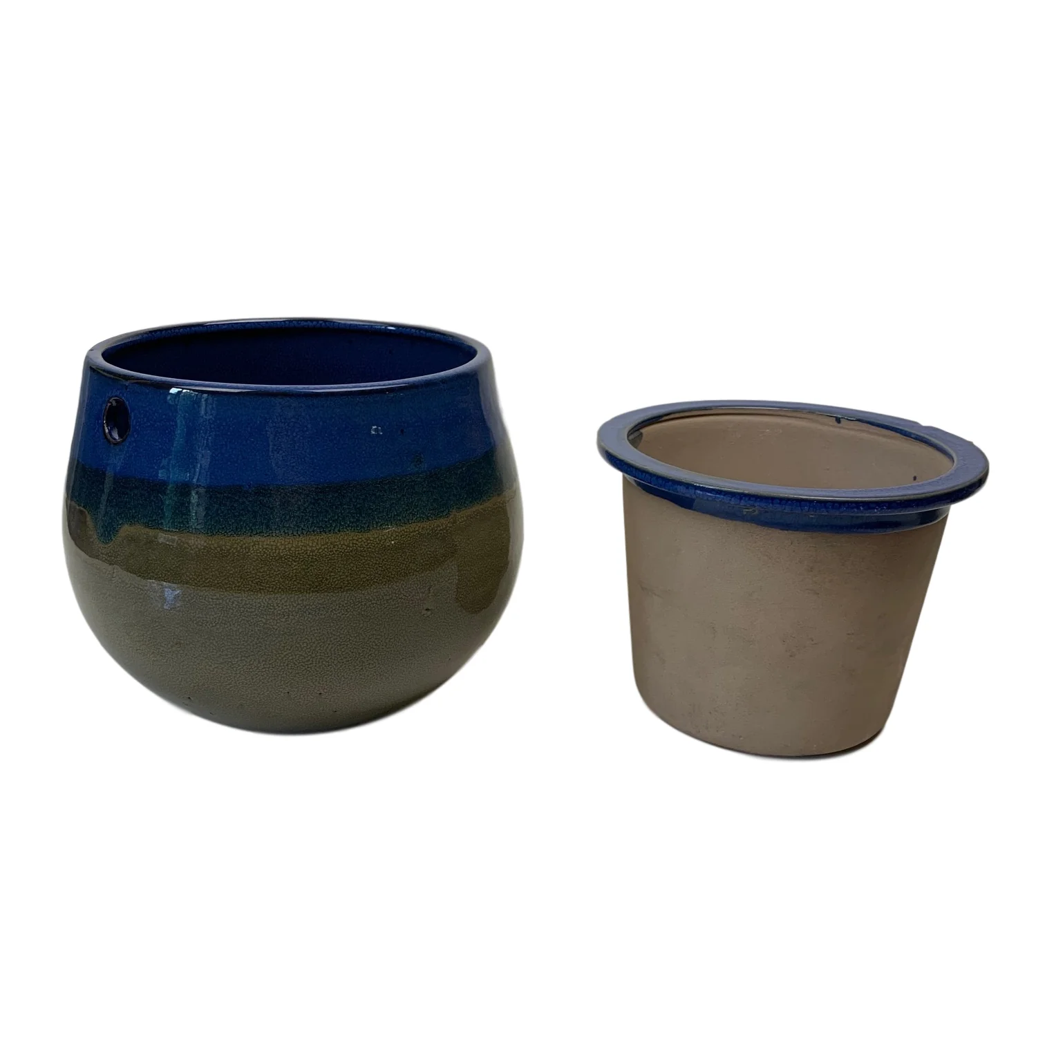 8" Midnight Meadows Teardrop Self Watering Pot - Image 2