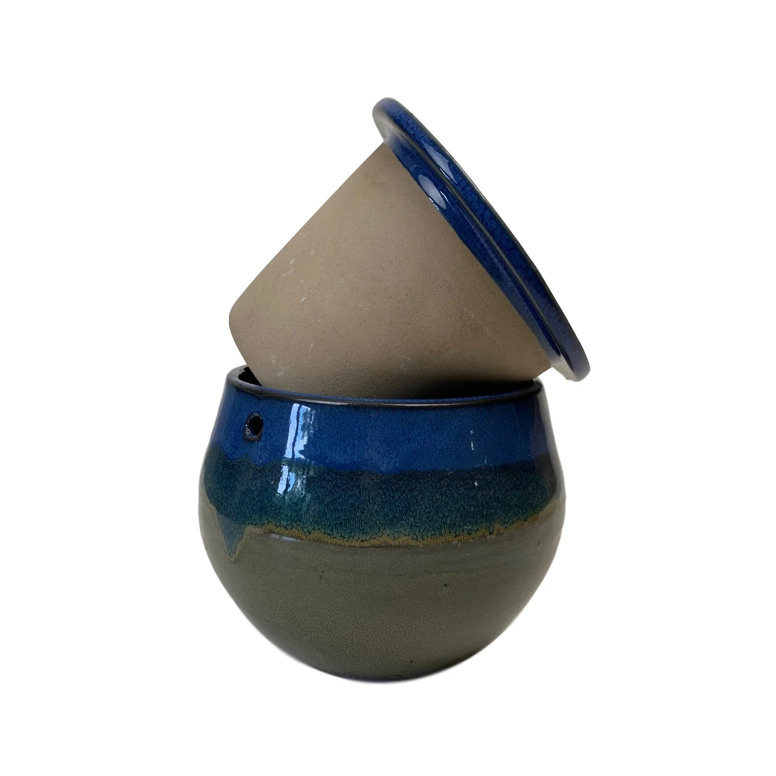 6" Midnight Meadows Teardrop Self Watering Pot - Image 3
