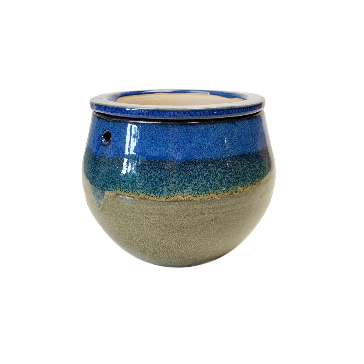 6″ Midnight Meadows Teardrop Self Watering Pot