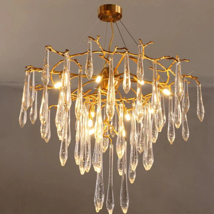 Icicle Crystal Luxury Branch Chandelier - Image 3