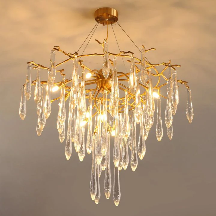 Icicle Crystal Luxury Branch Chandelier - Image 2