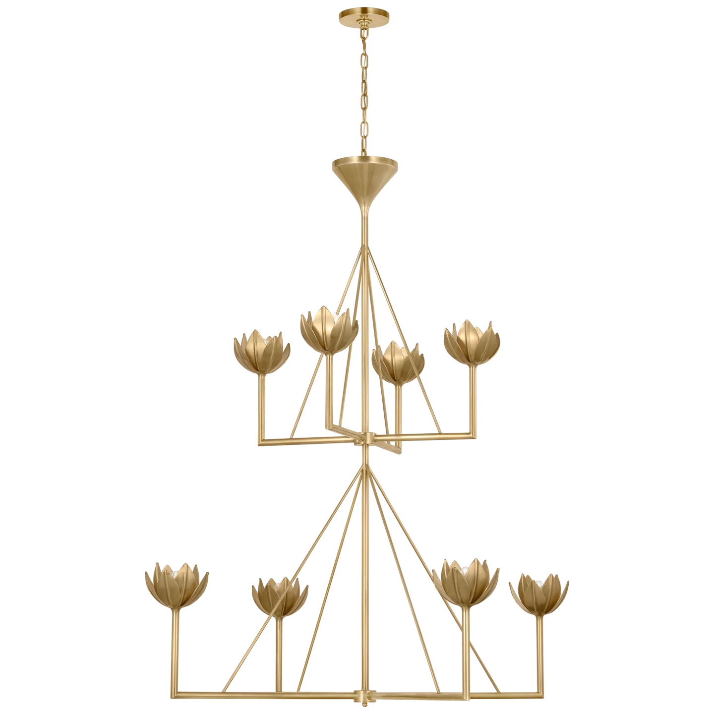 Alberto Large Two Tier Chandelier