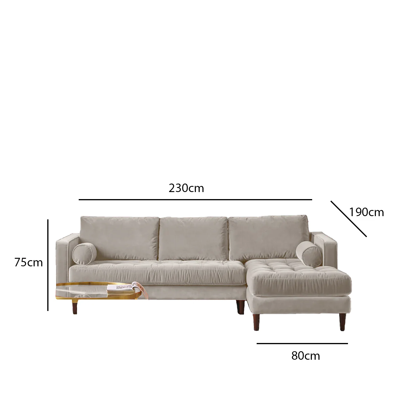 ركنة 190×230سم - ألوان متعددة  - FUD1005 - Image 2