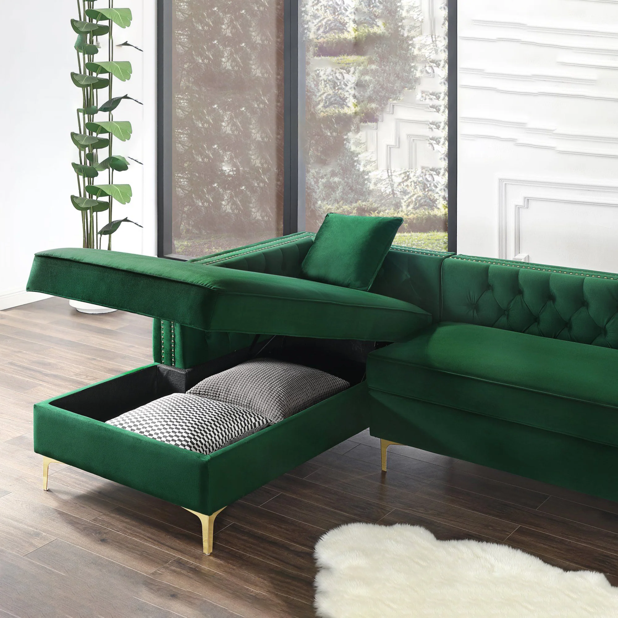 ركنة كابتونيه سحارة 200×250سم - ألوان متعددة  - MK39 - Image 2