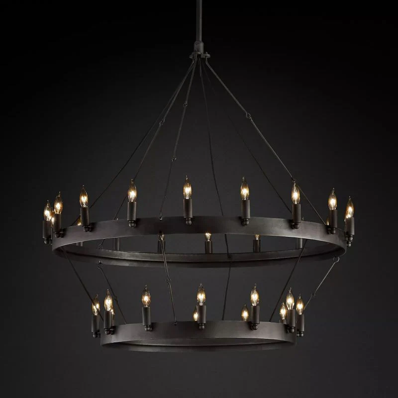 Camilor Vintage Candelabra 2-Tier Chandelier - Image 2