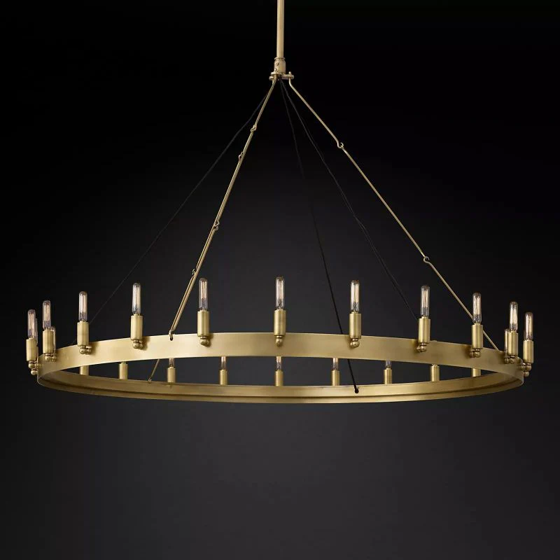 Camilor Vintage Filament Round Chandelier - Image 3
