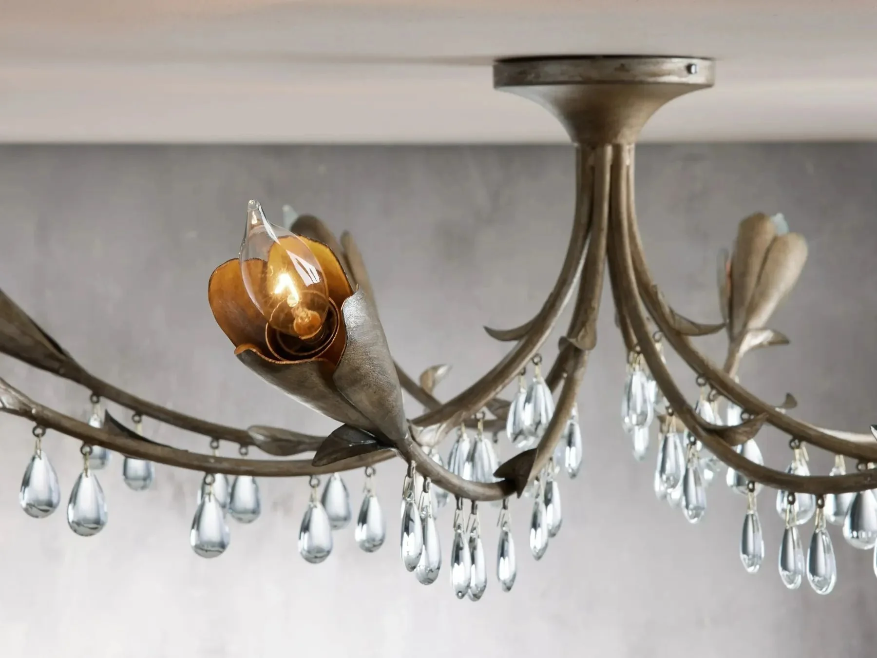 Kalira Crystal Flushmount Ceiling light - Image 3
