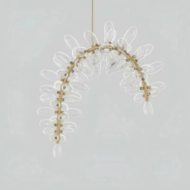 Kevin Art Grape 61-Light Chandelier 56"W - Image 3