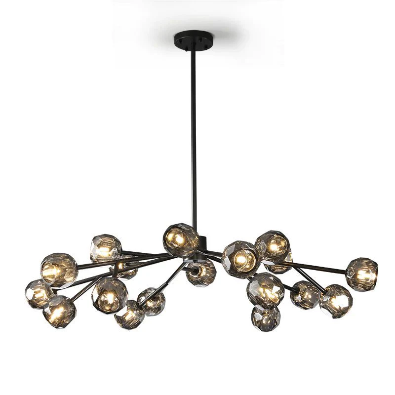 Crepura Glass Round Chandelier 48" - Image 1