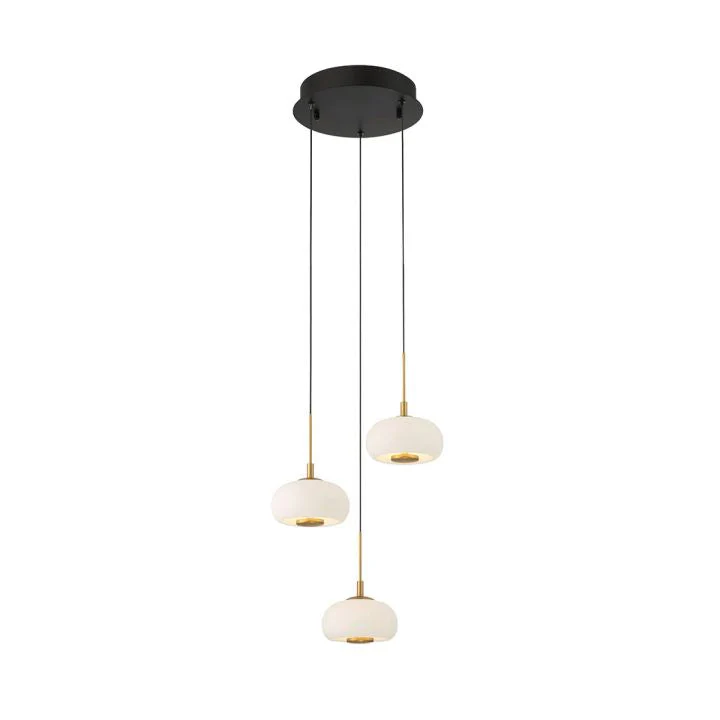 Lanterns 3 Light Round LED Pendant - Image 1