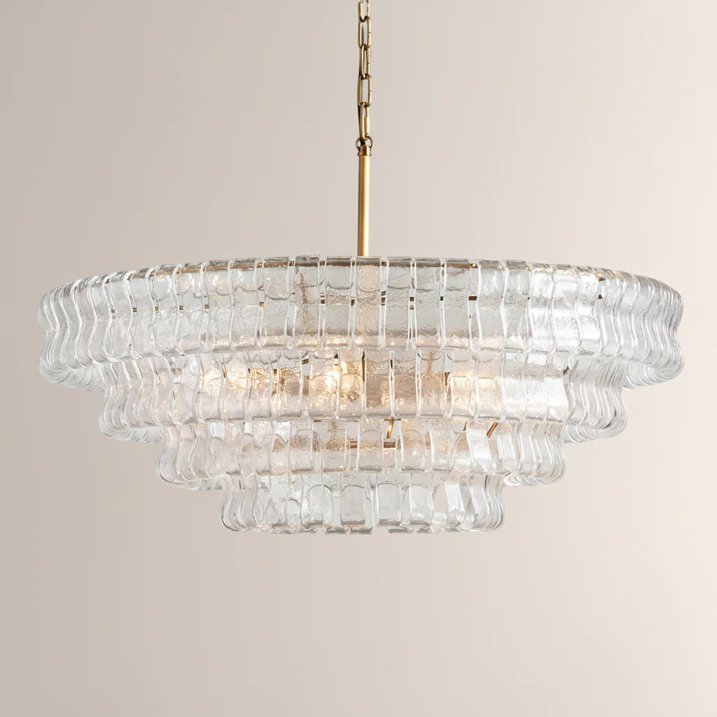 Ghiara Glass Round Chandelier - Image 2