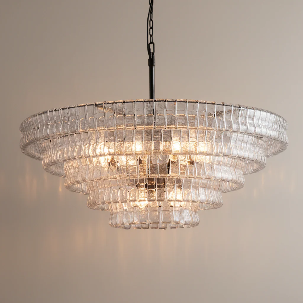 Ghiara Glass Round Chandelier - Image 3
