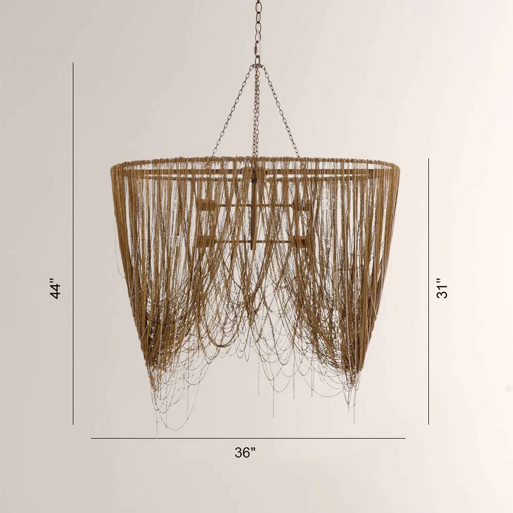 Lindsor Oval Chains Chandelier - Image 3
