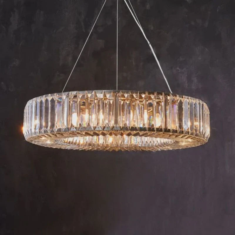 Lita Round Crystals Chandelier - Image 1