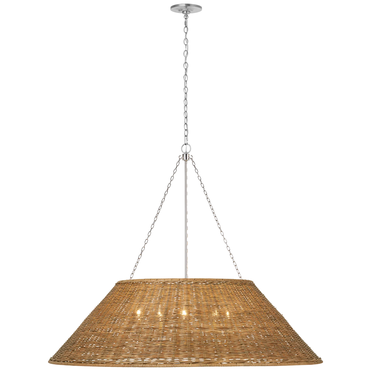 Corinne 44" Woven Hanging Shade - Image 1