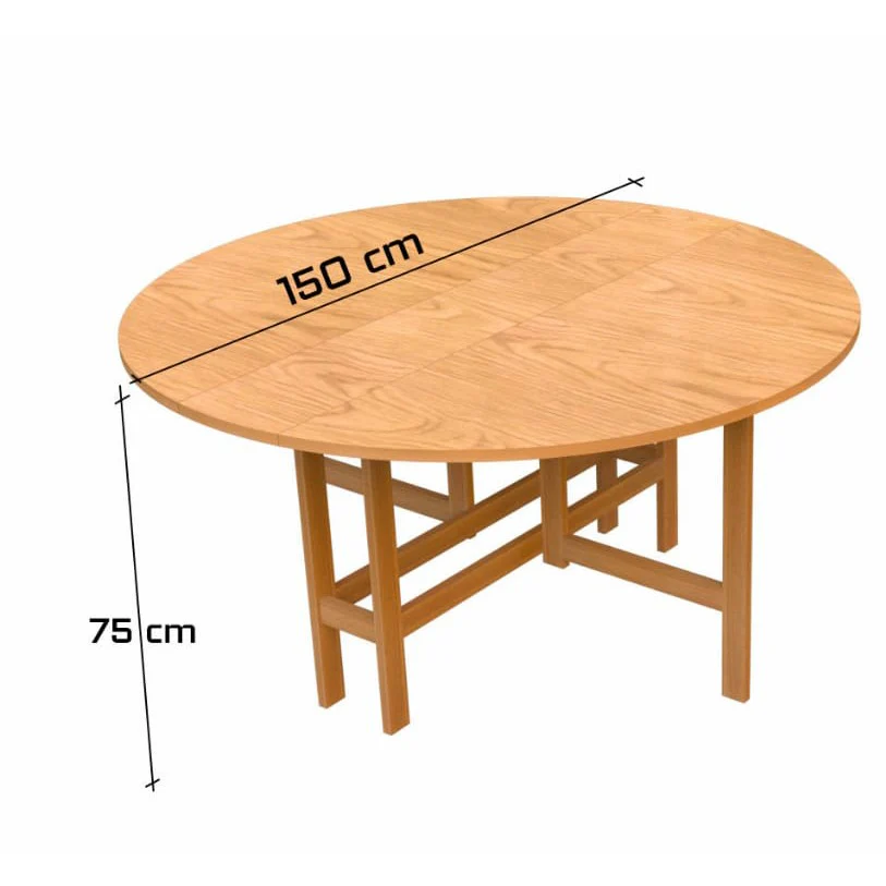 ترابيزة قابلة للطي 75×150سم -MNR23 - Image 1