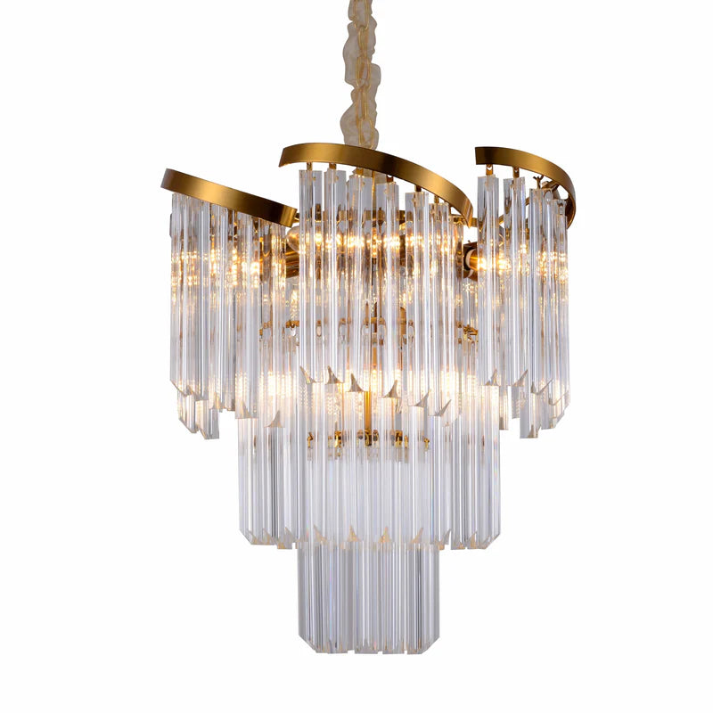 Twin Palms Round Crystal Chandelier - Image 3