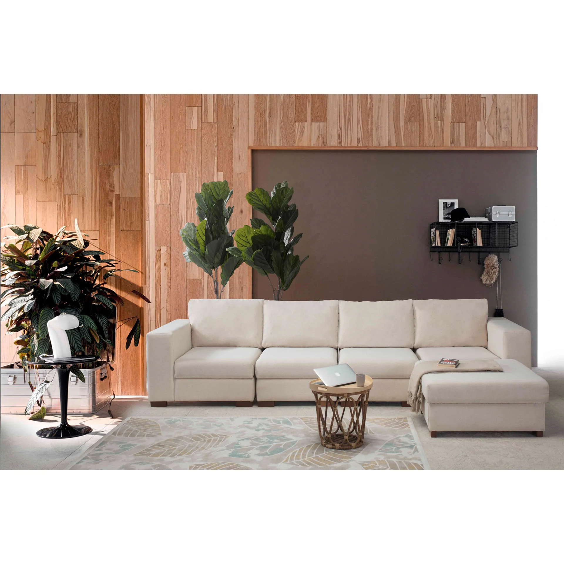 كنبة مع بوف 85×300سم - DECO136 - Image 2