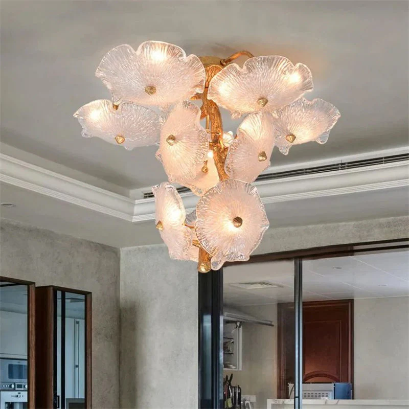 Magnolia Modern Luxury Branch Chandelier For Staircase - Image 3