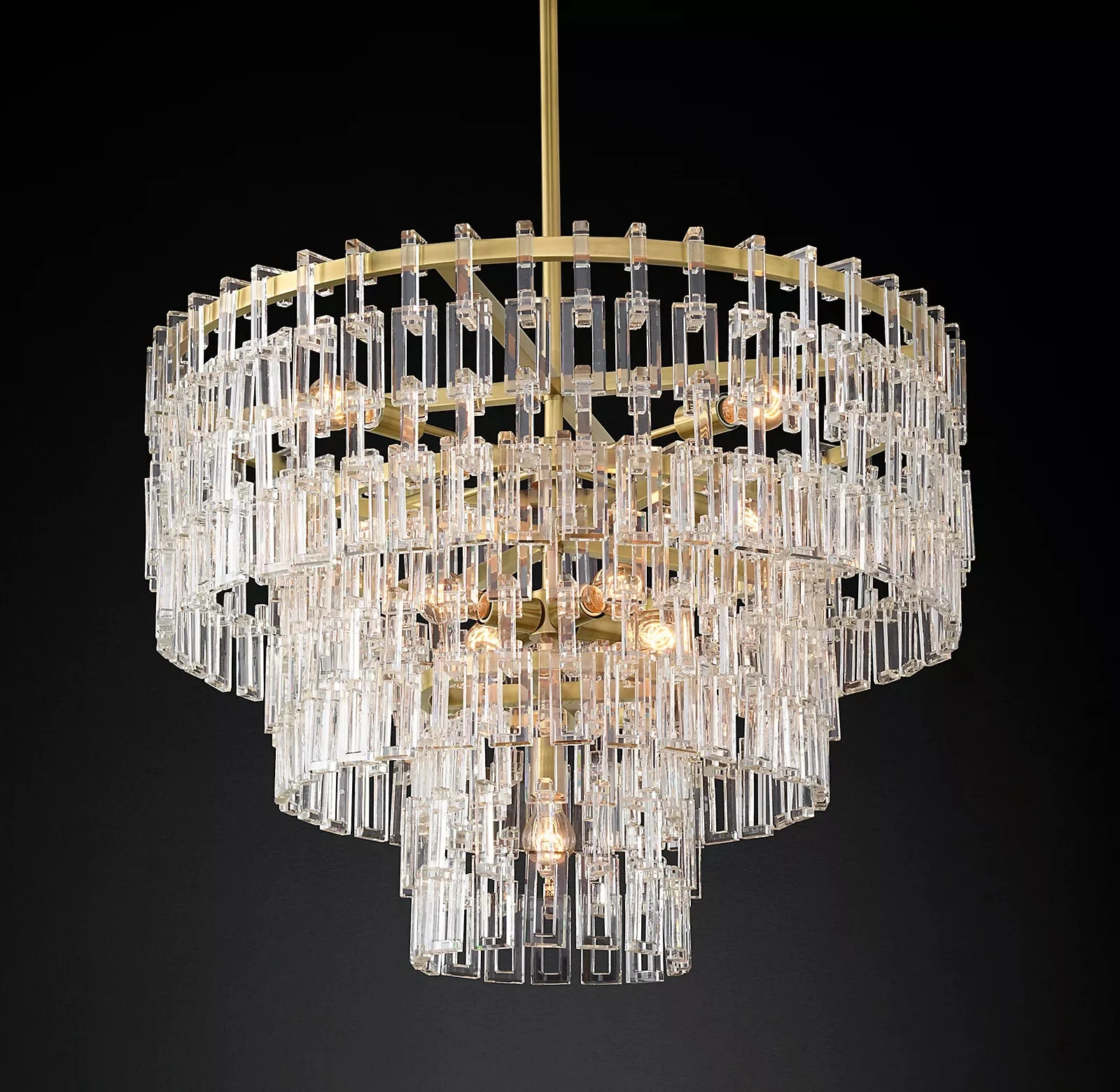 Margerie 3-Tier Round Chandelier 36" - Image 1