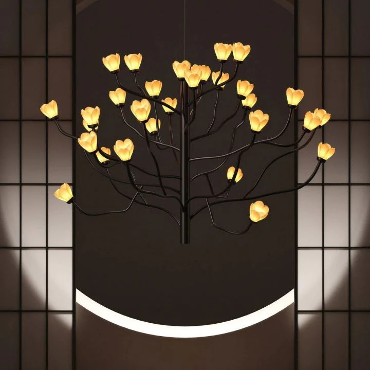 Mokuren Branch Chandelier - Image 3