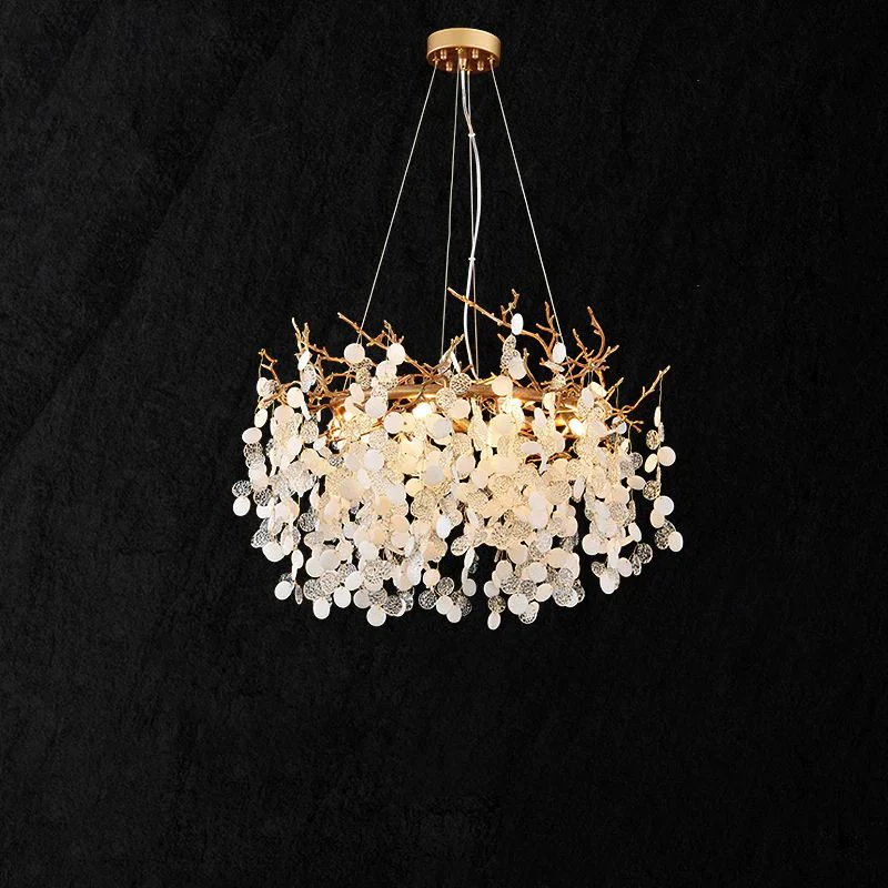 Monroe Round Circle Fortune Tree  Round Branch Chandelier - Image 2