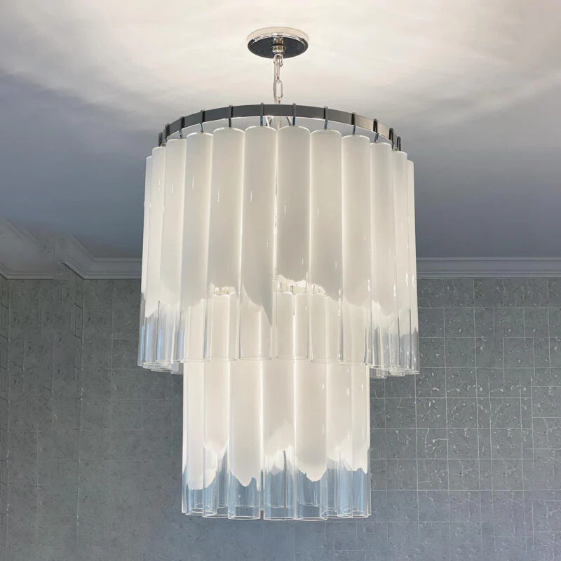 Morne 2-Tier Round Chandelier 23.8″W /31“ W - Image 2