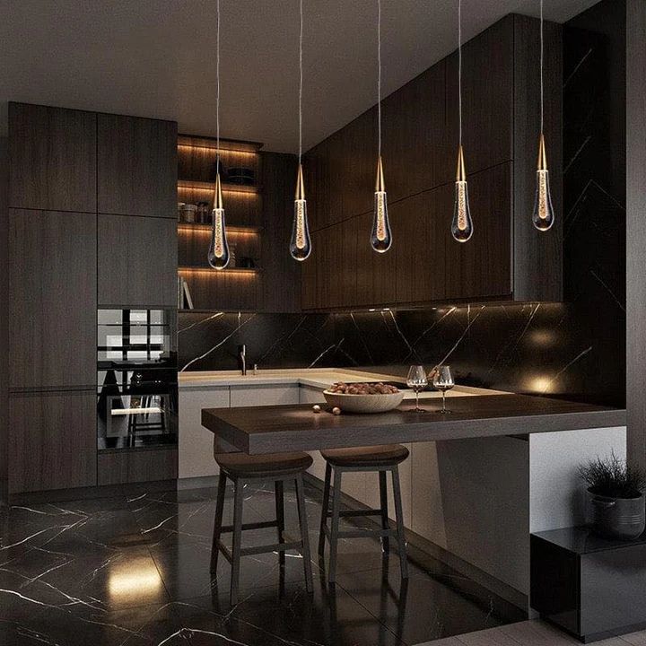 Allure Multi-LED Glass Staircase Chandelier 49 Lights - Image 2
