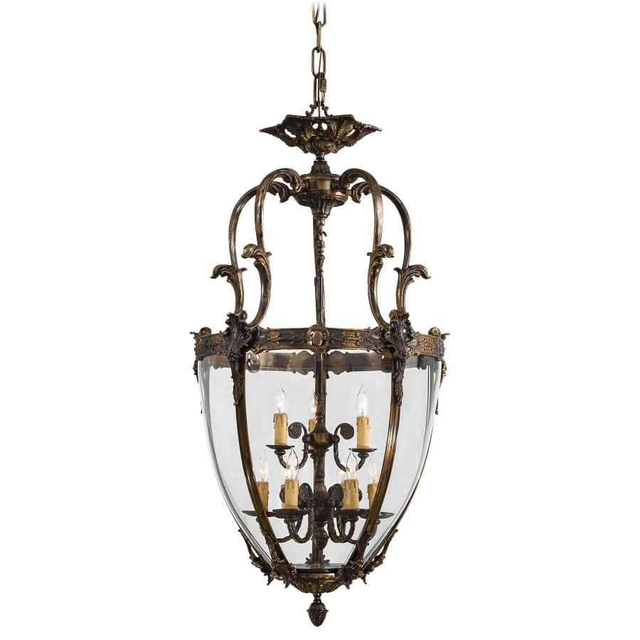 Metropolitan 9 Light Lantern Pendant from the Foyer Collection - Image 1
