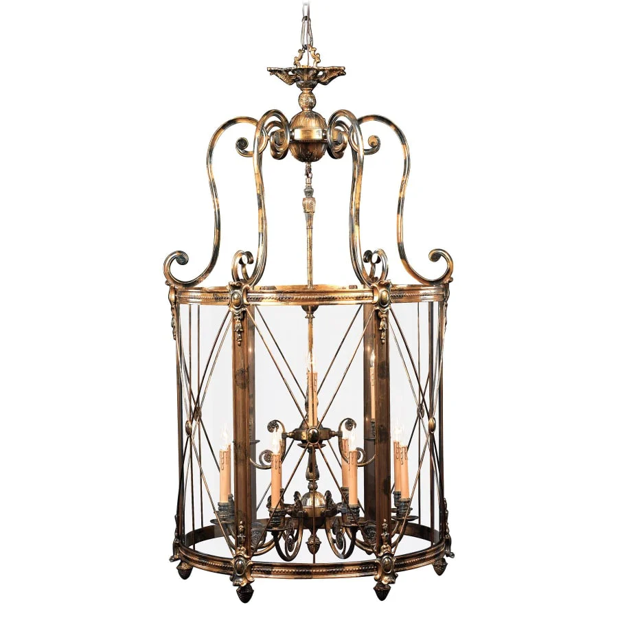 Metropolitan 12 Light Lantern Pendant from the Foyer Collection - Image 1