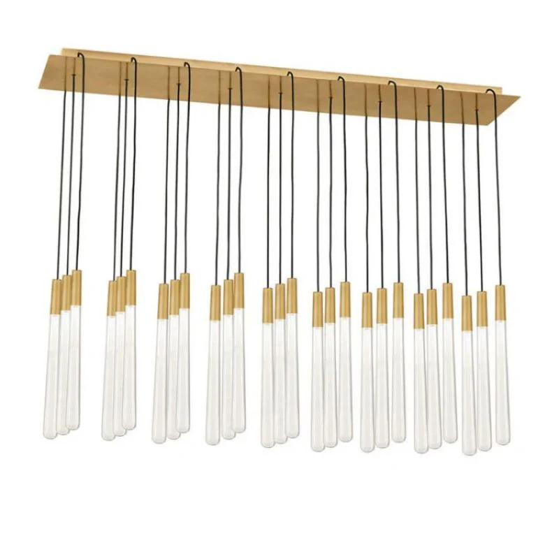 Noland 27-Light Linear Crystal Chandelier 48" - Image 1