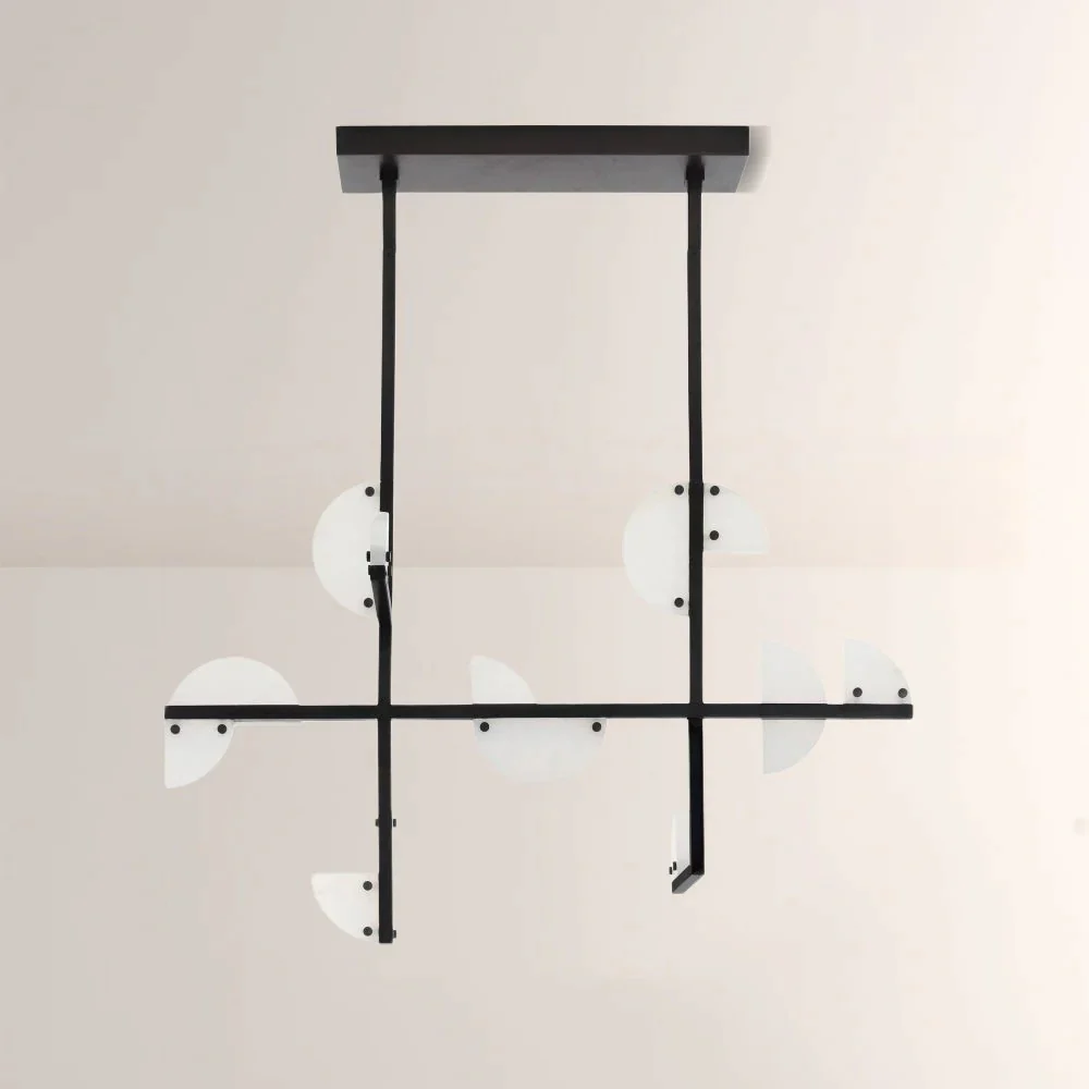 Norana Linear Alabaster Chandelier - Image 1