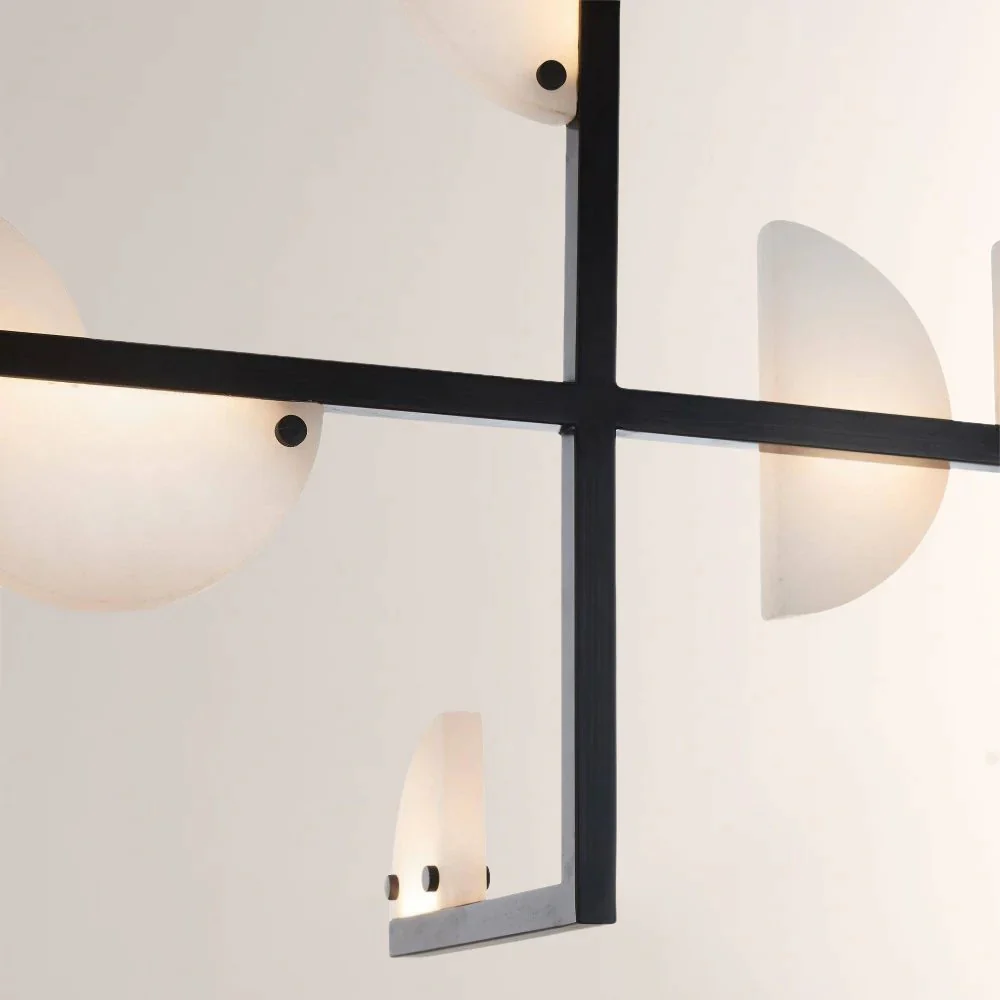 Norana Linear Alabaster Chandelier - Image 3