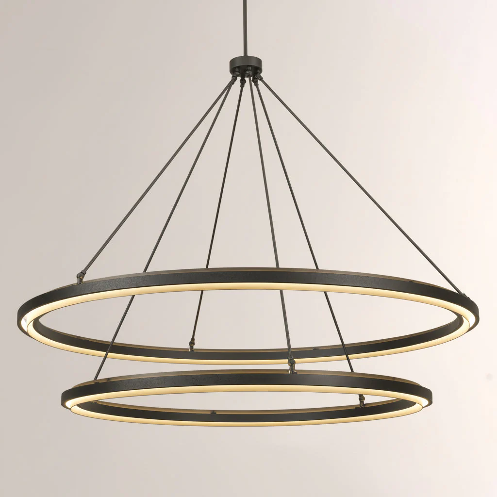 Perezin 2-Tier Round Chandelier 60" - Image 1