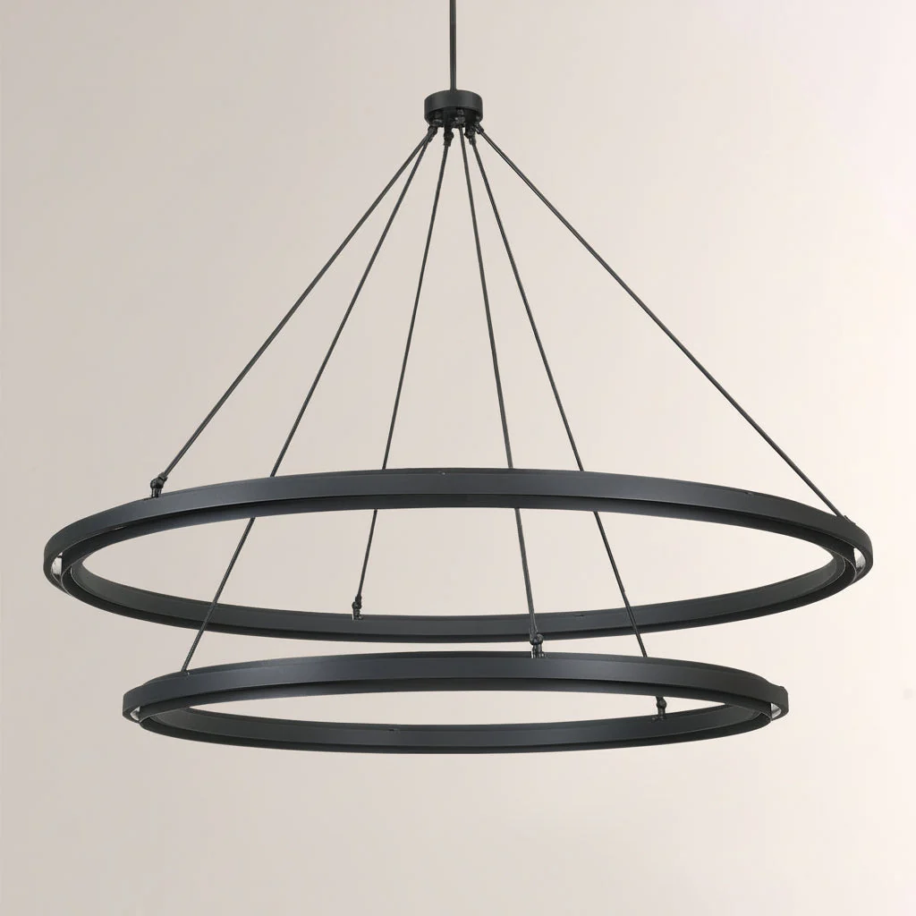Perezin 2-Tier Round Chandelier 60" - Image 2
